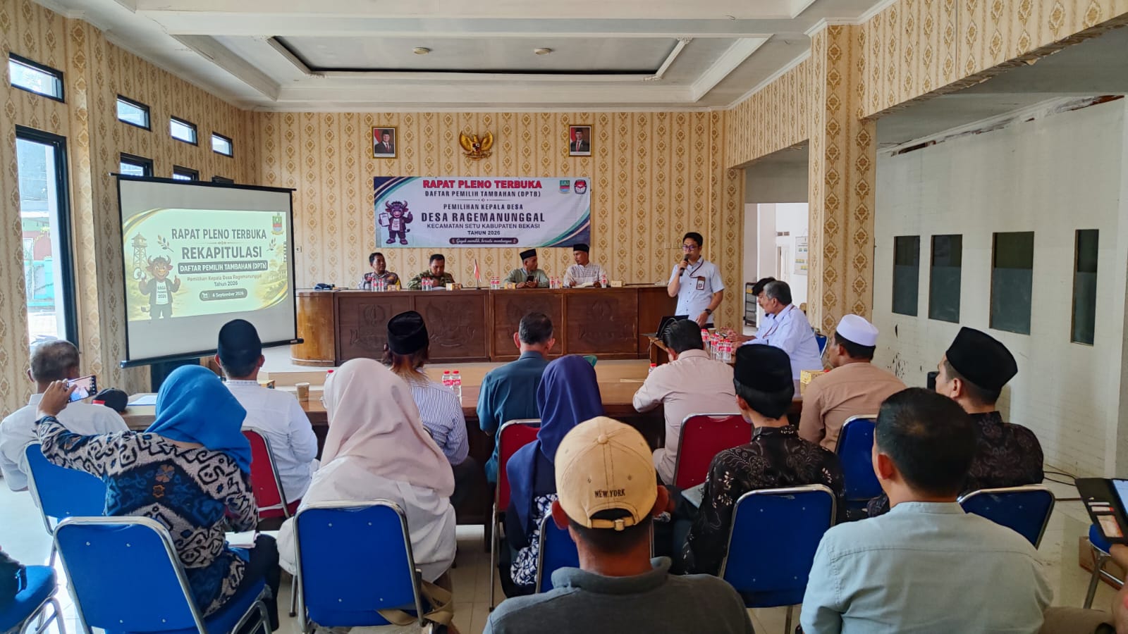 Panpilkades Ragemanunggal Gelar Rapat Pleno Terbuka Rekapitulasi DPTb Tahun 2026